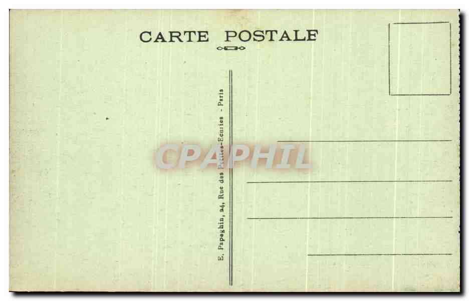 CPA Paris L'Opera La Place et Station du Metropolitain  — Rückseite