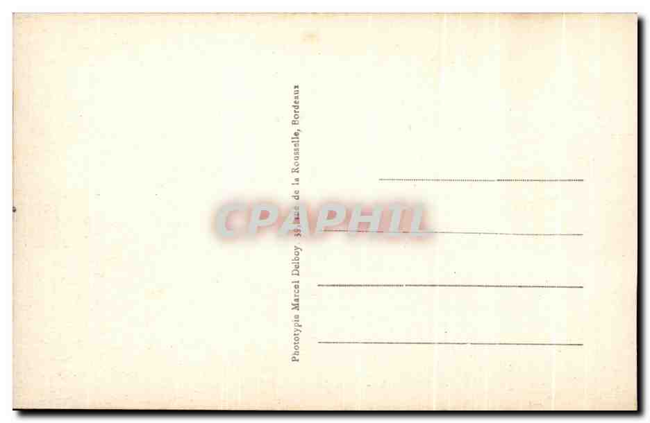 Bordeaux — Porte Bourgogne — M. D. — Verso