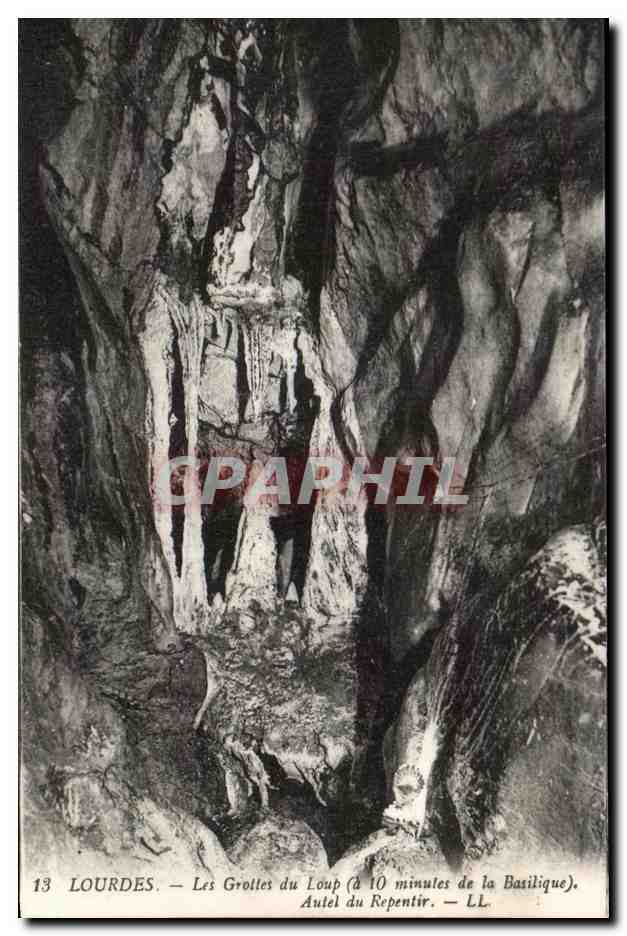 CPA Lourdes Les Grottes Du Loup Autel du Repentir