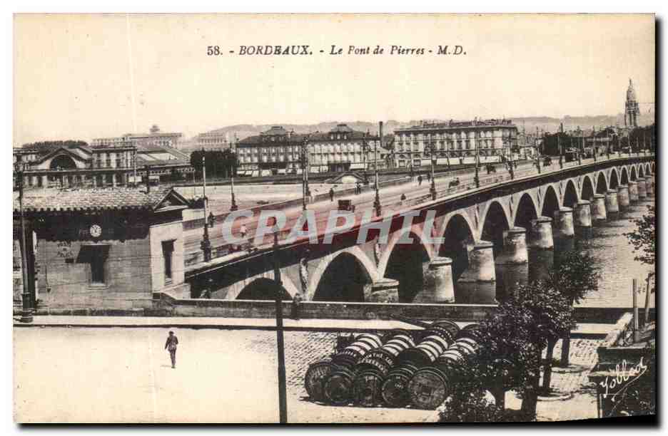 Bordeaux - Der Steinerne Brücke - M.D.