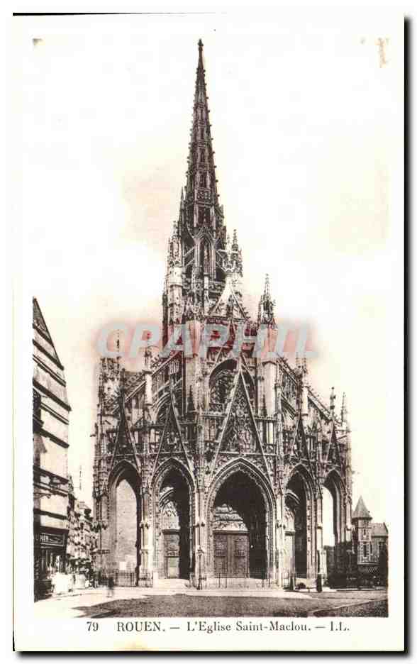 CPA Rouen L'Eglise Saint Maclou