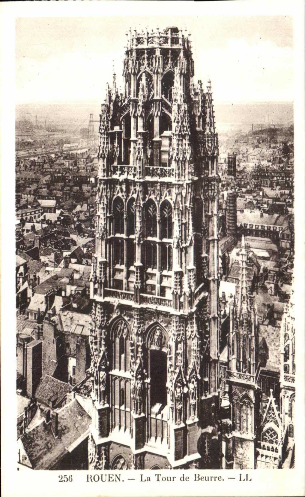 CPA Rouen La Tour De Beurre
