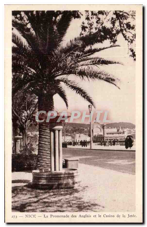 CPA Nice La Promenade Des Anglais Et Le Casino De La Jetee