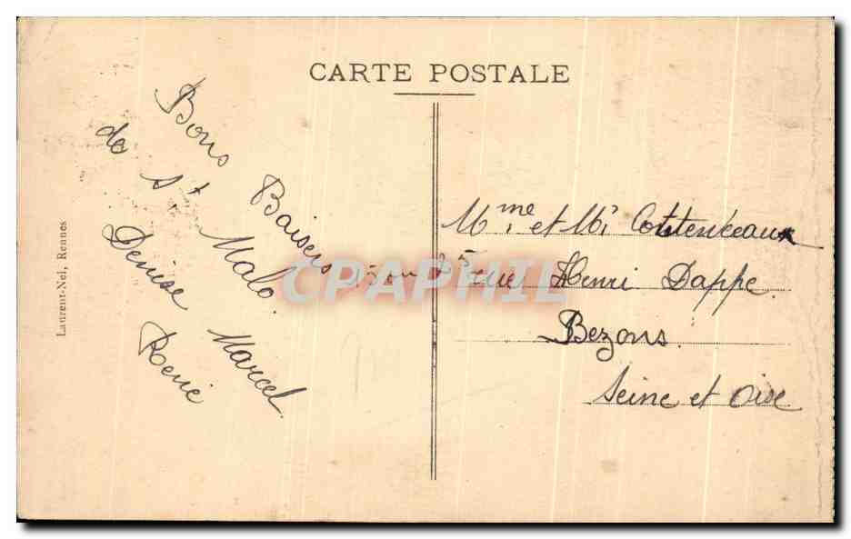 CPA Le Mont st Michel Cote Sud — Reverso