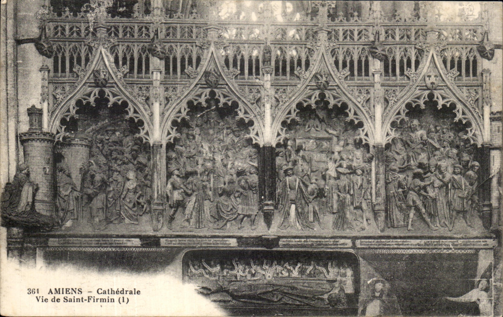 CPA Amiens Cathedrale Vie De Saint Firmin