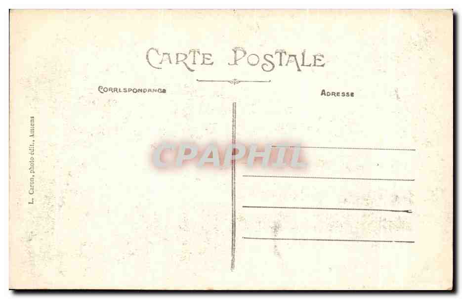CPA Amiens Cathedrale Vie De Saint Firmin — Back