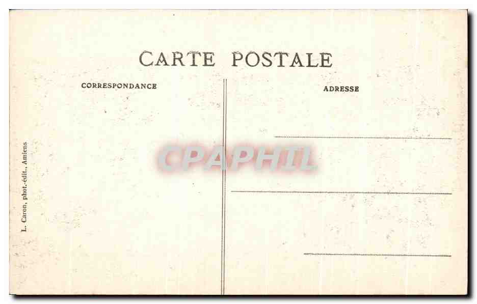 CPA Amiens Cathedrale Porche De Saint Firmin — Rückseite