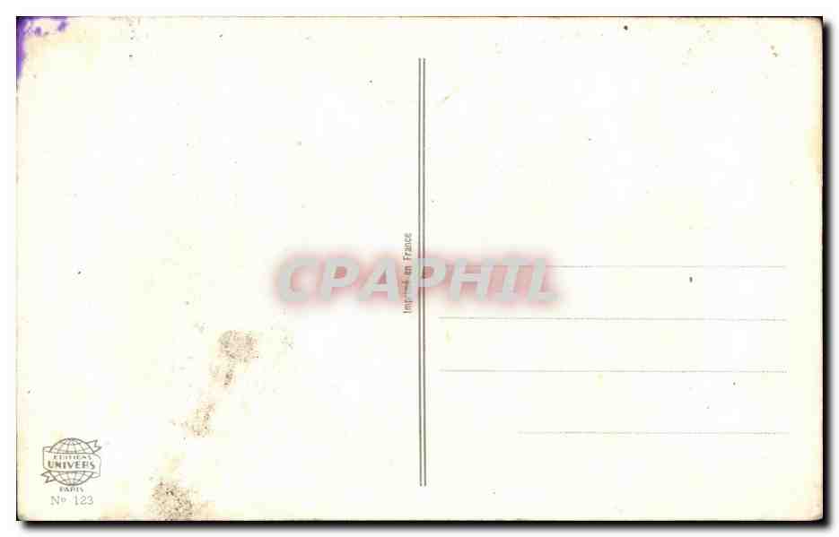 CPA Fantaisie Fleurs Roses — Rückseite