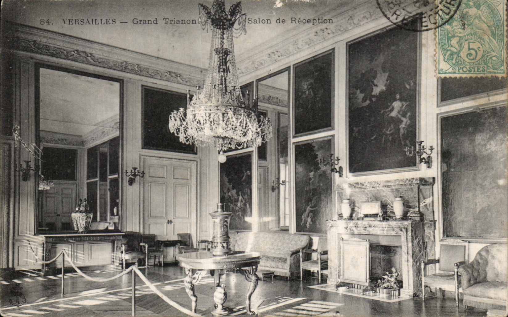 CPA Versailles Grand Trianon Salon de Reception