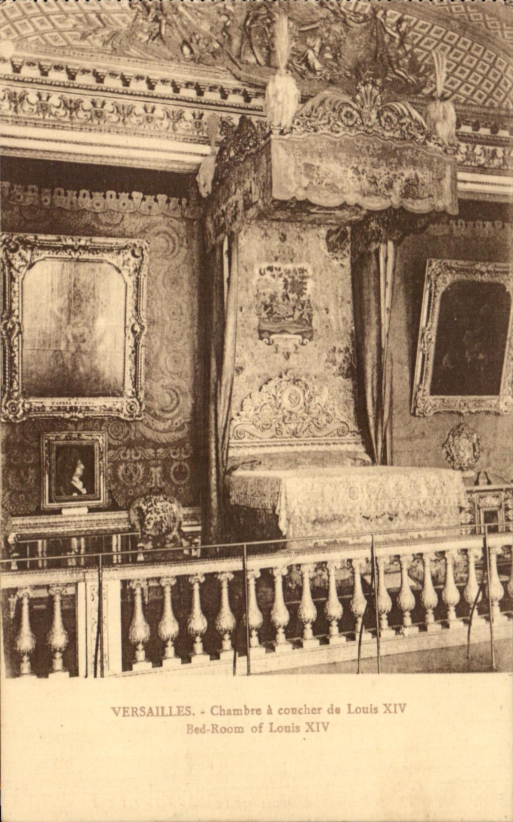 CPA Versailles Chambre a Coucher de Louis XIV