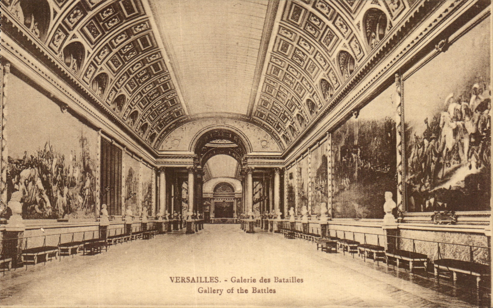 CPA Versailles Galerie des Batailles 