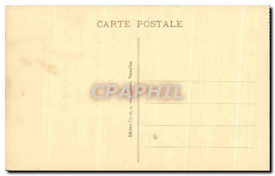 CPA Versailles Galerie des Batailles  — Rückseite