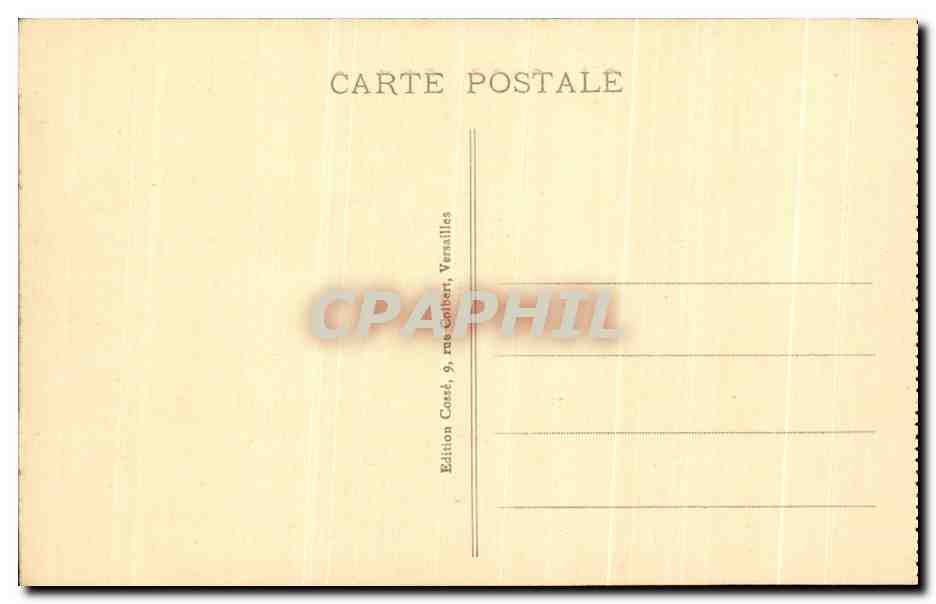 Versailles — Galerie des Glaces — Salle de la Signature de la Paix en 1919 — Back
