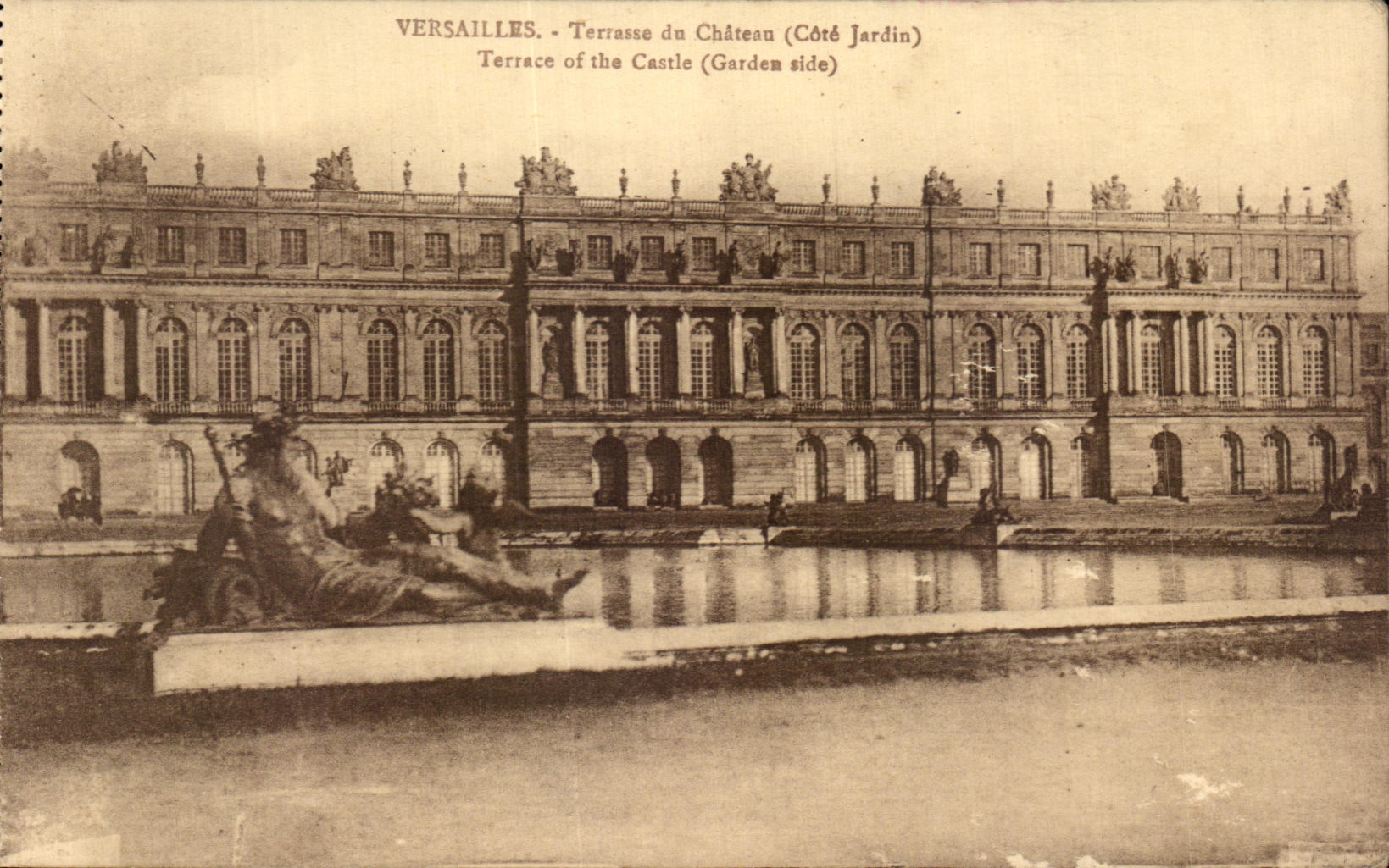 CPA Versailles Terrasse du Chateau 