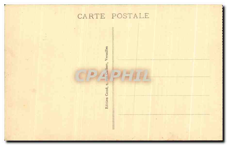 CPA Versailles Terrasse du Chateau  — Rückseite