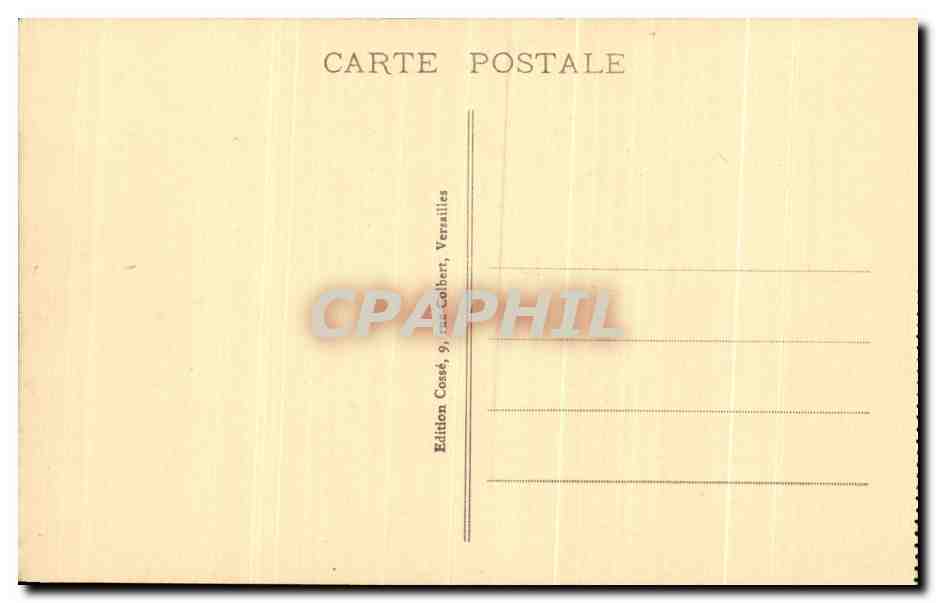 CPA Versailles Le grand Trianon et les jardins  — Verso