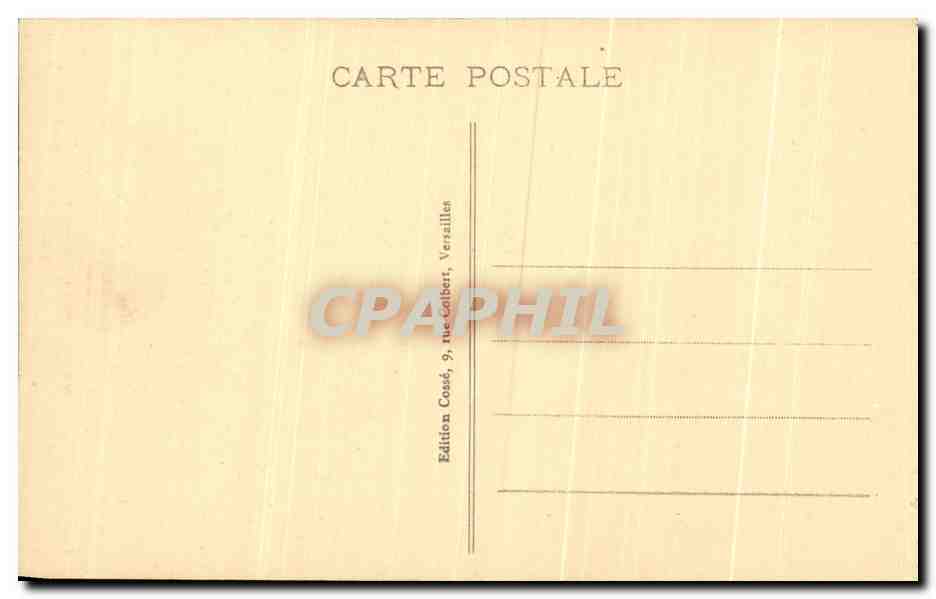 CPA Versailles Musee des voitures Voiture de sacre de Charles X — Verso