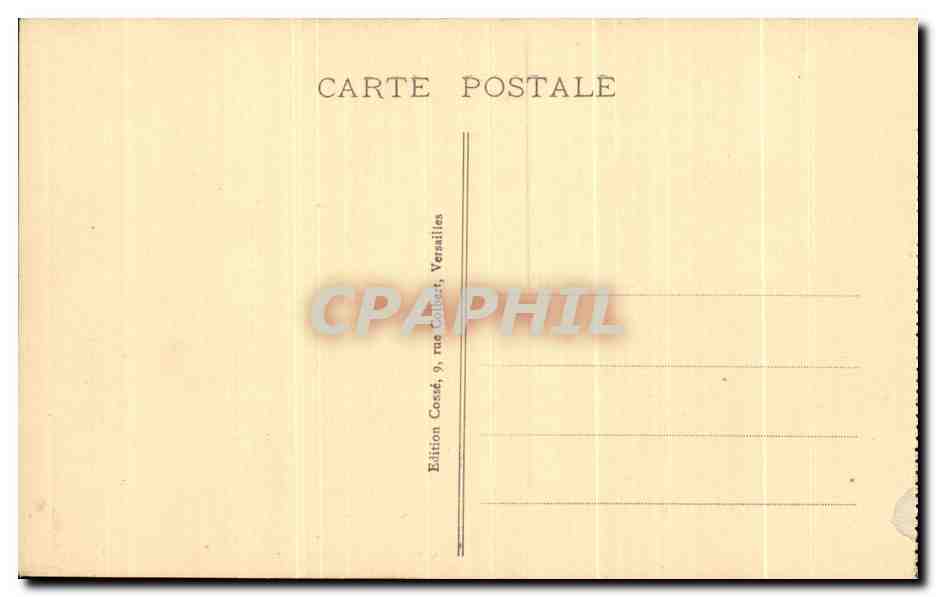 CPA Versailles Le Petit Trianon  — Verso