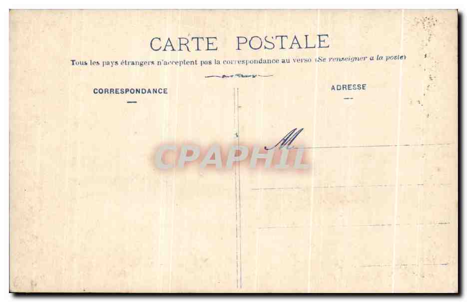CARTE PHOTO Femme au puits Folklore  — Verso