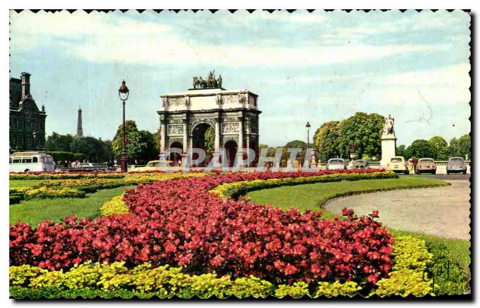 CPA Paris Et Ses Merveilles Jardins Arc de Triomphe du Carrousel