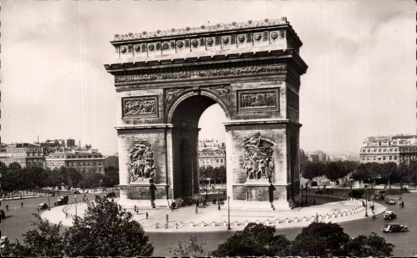 CPA Paris Arc de Triomphe
