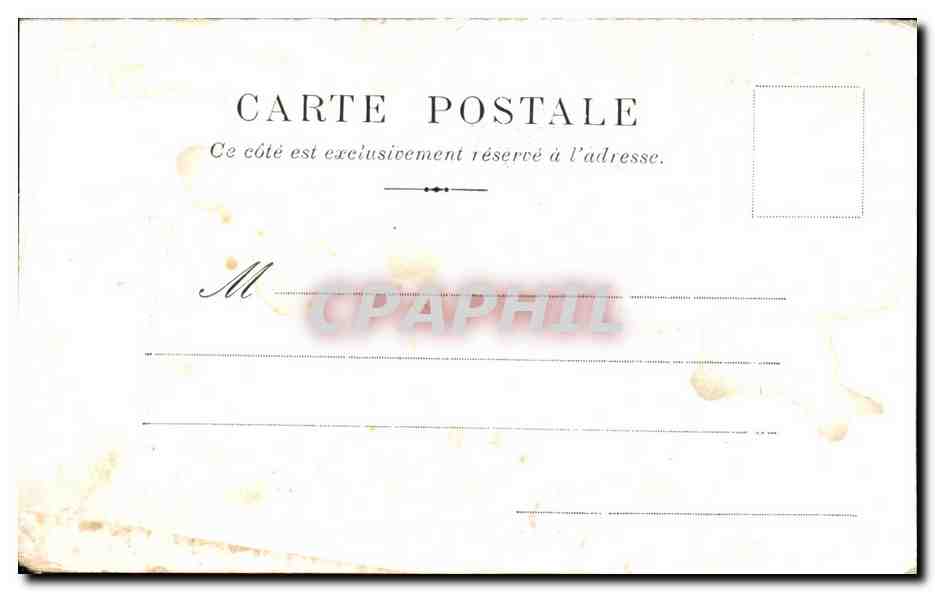 CPA Terrasse Nord du Mustapha Palace Hotel — Rückseite