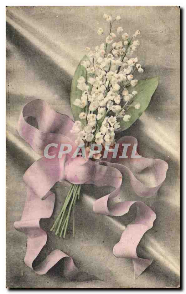 CPA Fantaisie Fleurs Muguet