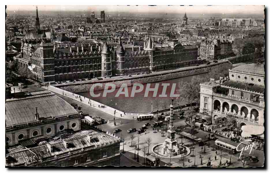 CPA Paris Et Ses Merveilles Le Place Du Chatelet