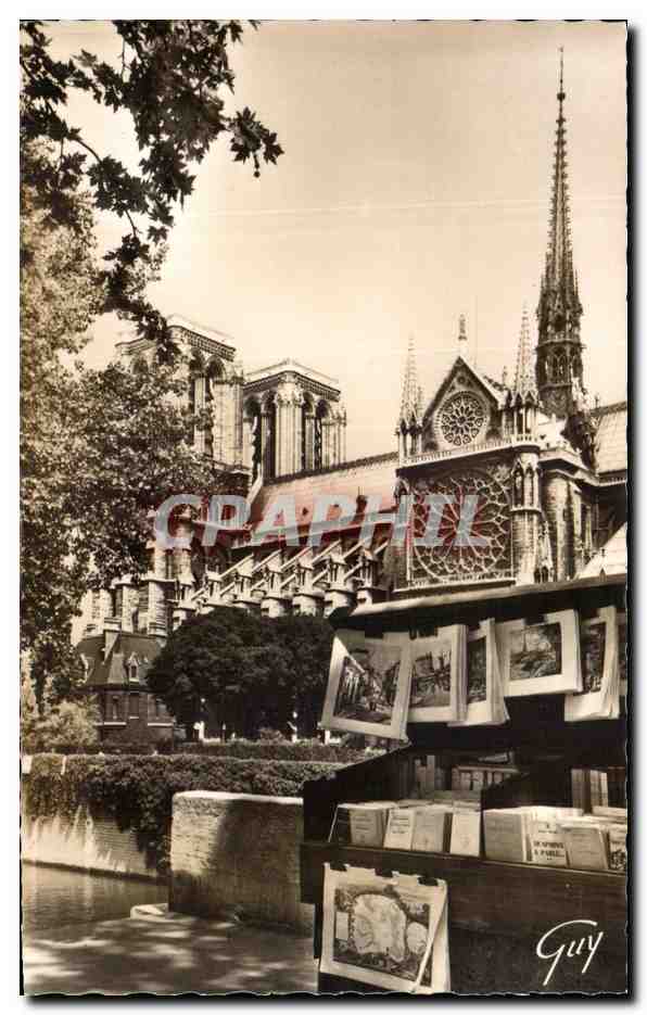 CPA Paris Notre DAme Bouquinistes