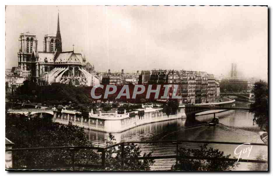 CPA Paris Et Ses Merveilles l'Ile de la Cite Vue d'amont Notre Dame