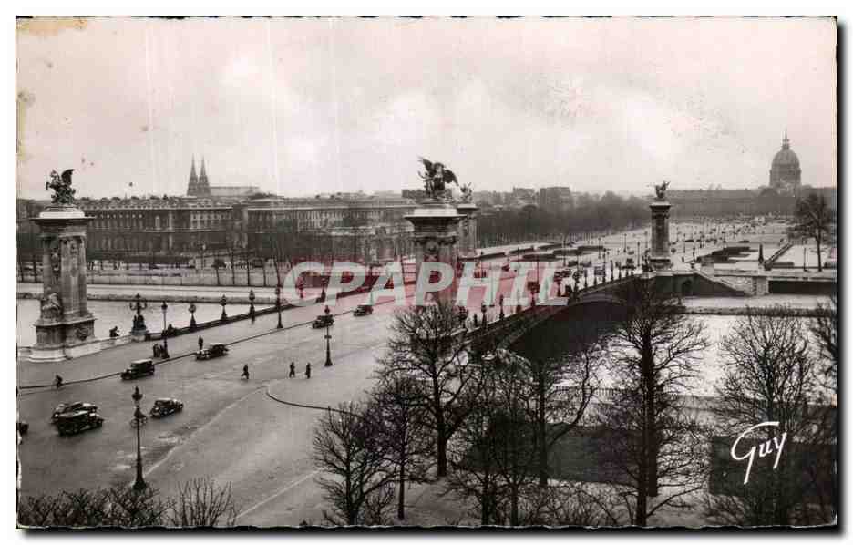 CPA Paris Et Ses Merveilles Le Pont Alexandre Ill Et l'Esplanade des Invalides