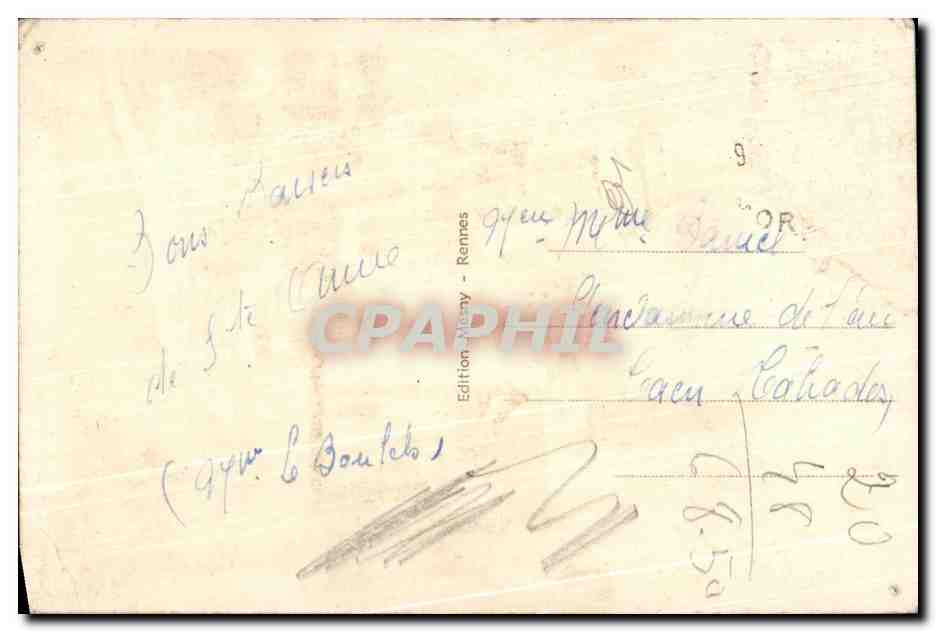 Sainte-Anne-d'Auray — La Basilique et la Fontaine — Édition Hémy, n° 3995 — Verso