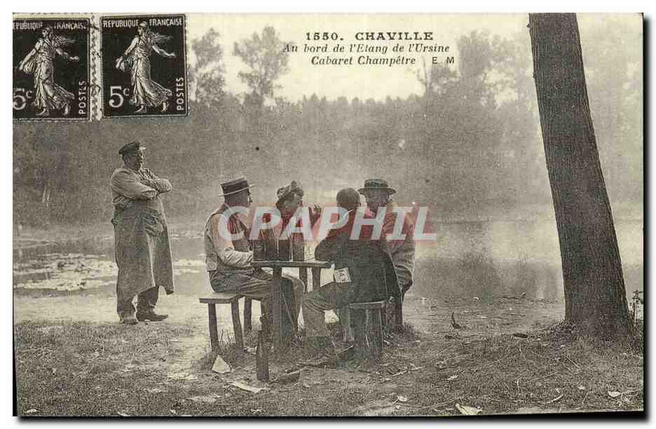 REPRO Chaville Au Bord de l'Etang de l'Ursine Cabaret Champetre Folklore