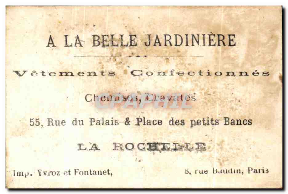 Jeune homme en uniforme et jeune femme en robe — scène de jardin — éditeur non visible — Rückseite