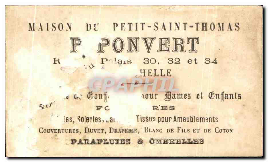 Homme endormi fumant — scène de rêve — éditeur Bordeaux — Rückseite