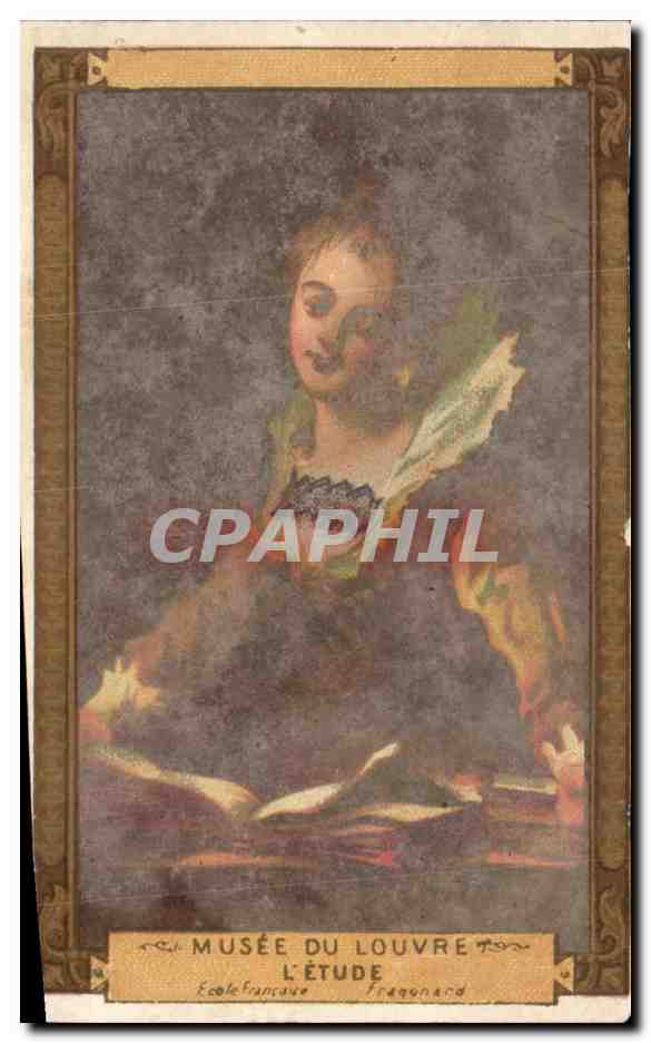 Chromo Musee du Louvre Fragonard 