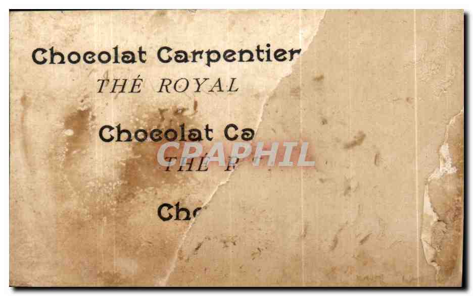 Soldat à vélo — Chocolat Carpentier — série n°2 — Rückseite