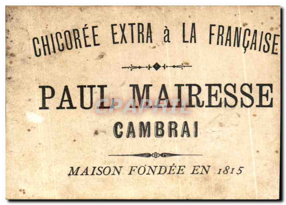 Chromo Paul Mairesse Cambrai Duguay Trouin Explorateur Bateau — Rückseite