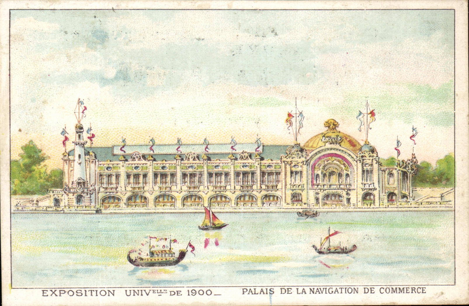 Exposition Universelle de 1900 — Palais de la Navigation de Commerce — Éditeur non identifié
