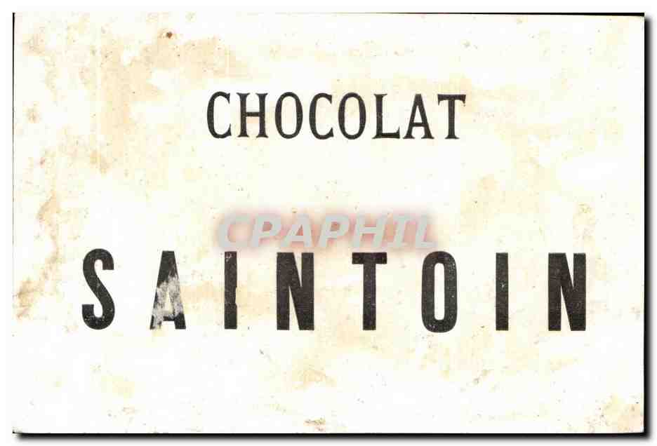Chromo chocolat Santoin Enfant — Verso