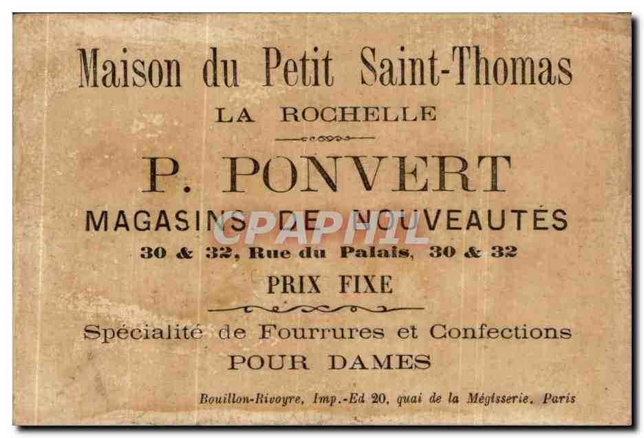 Automne — scène de vendanges — P. Ponvert, Paris — Rückseite