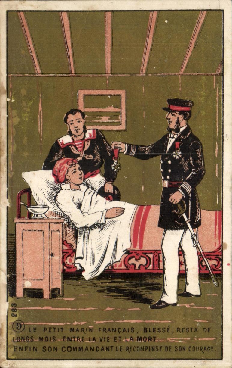 Chromo Militaria Der kleine französische Seemann