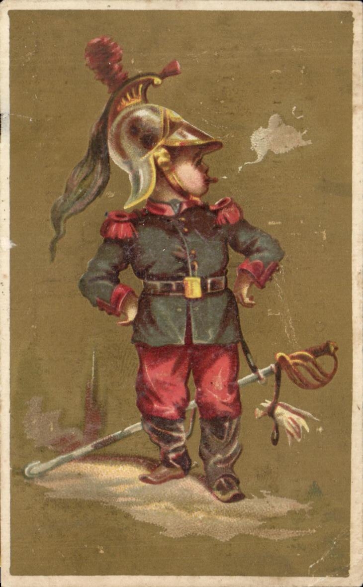 Chromo Ponvert La Rochelle Militaria 