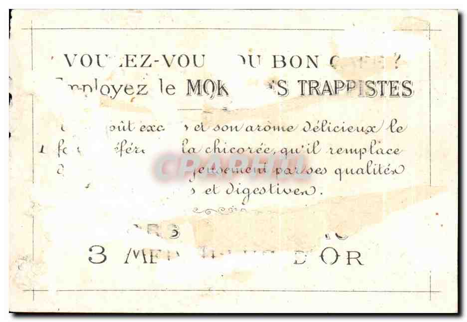Chromo Moka des TRappistes Asie  — Rückseite