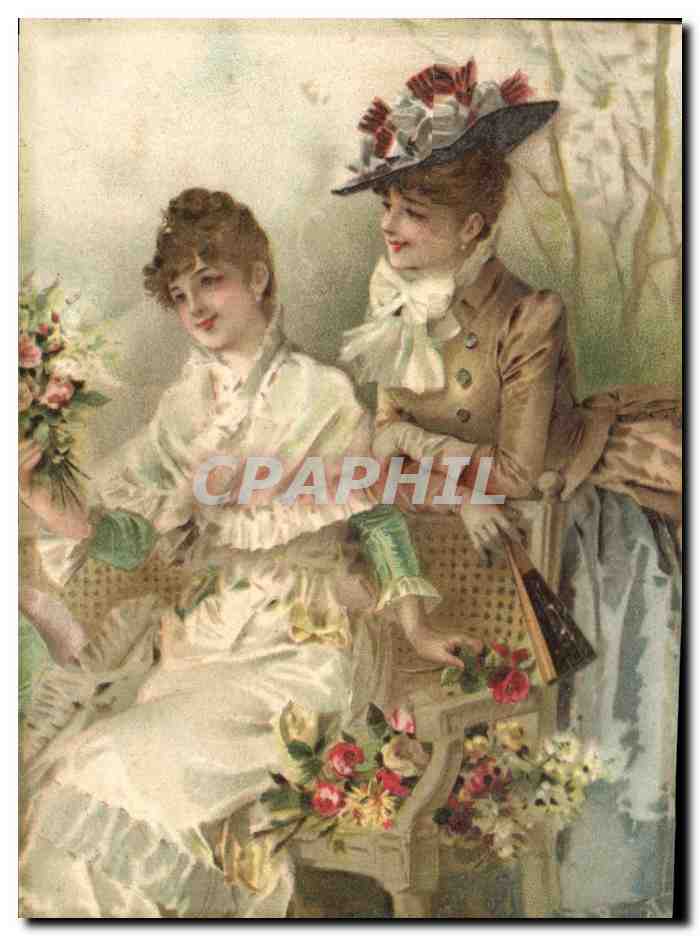 Chromo Femmes Costumes Eventail