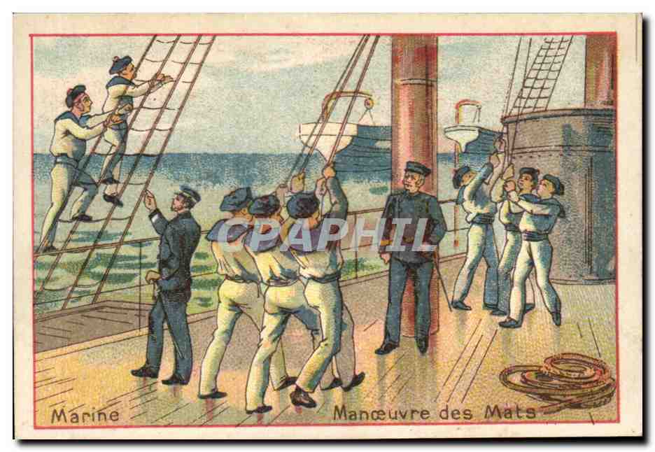 Manœuvres des Mats — Marine — G. Lecocq, Éditeur