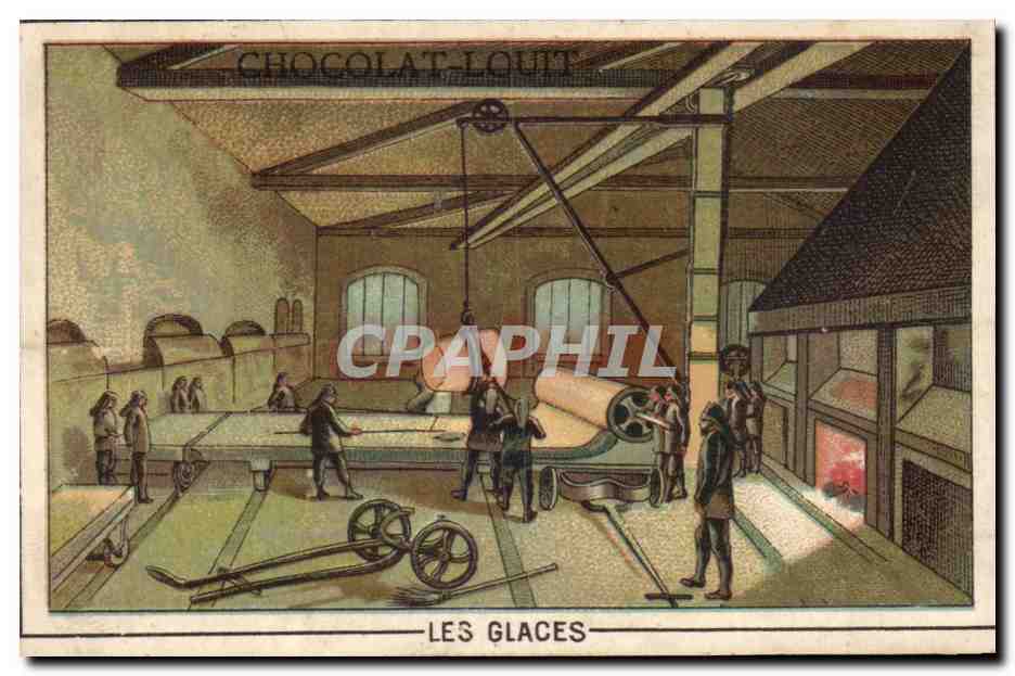 Les Glaces — Chocolat-Louit — Louit Frères & C°, Bordeaux