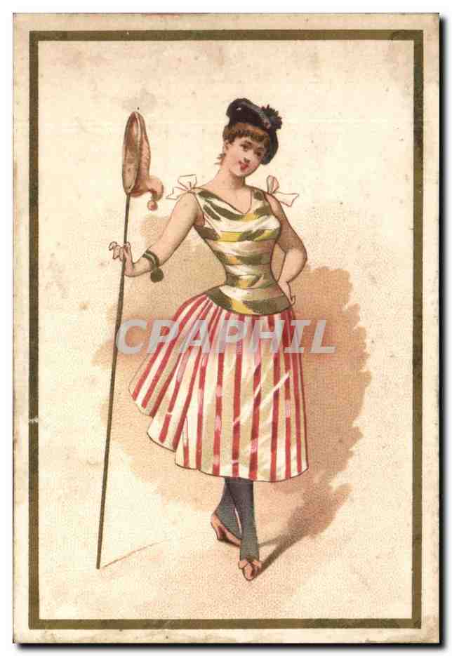 Jeune femme en tenue de danseuse — illustration — éditeur inconnu, n° de série non lisible