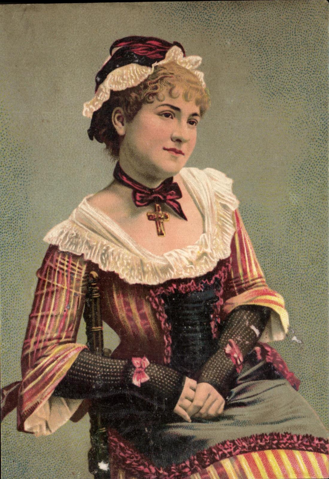Chromo Jeune femme