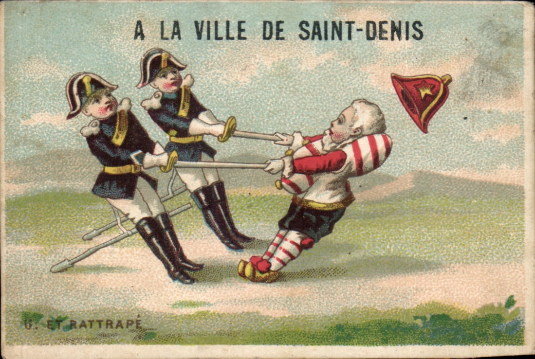 Chromo A la ville de Saint Denis 
